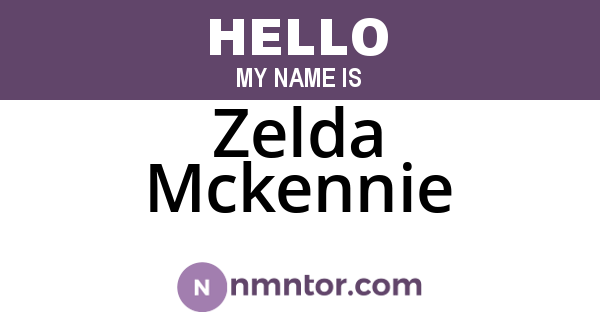 Zelda Mckennie