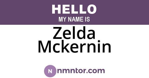 Zelda Mckernin