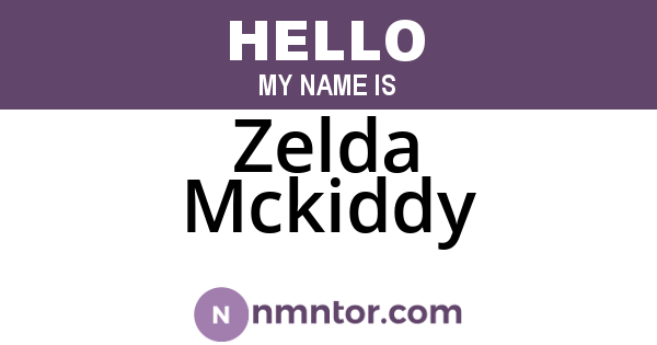 Zelda Mckiddy