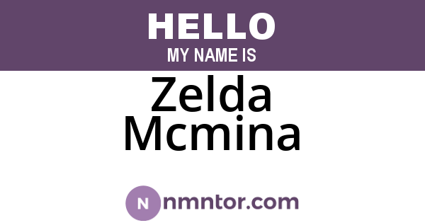 Zelda Mcmina
