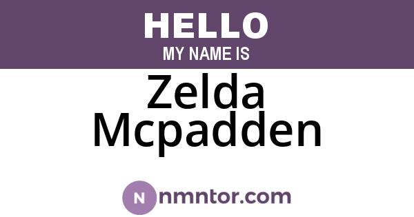 Zelda Mcpadden