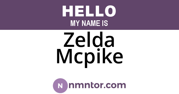 Zelda Mcpike