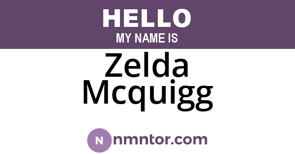 Zelda Mcquigg