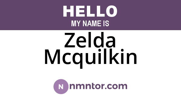 Zelda Mcquilkin