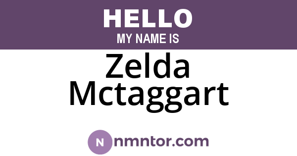 Zelda Mctaggart