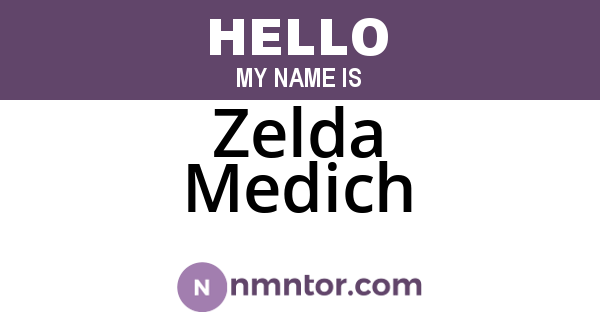 Zelda Medich