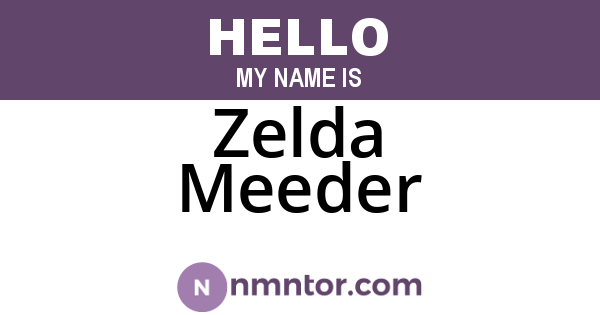 Zelda Meeder