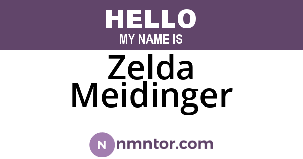 Zelda Meidinger