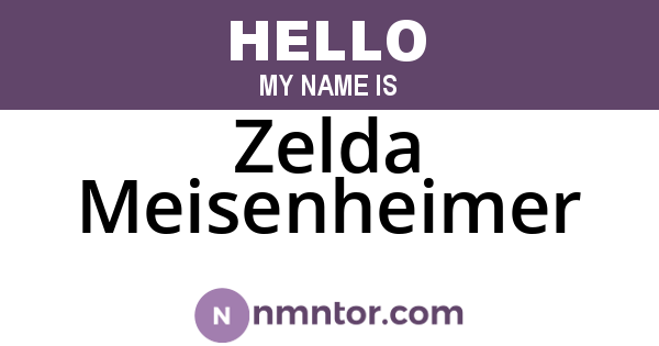 Zelda Meisenheimer