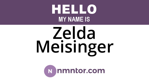Zelda Meisinger