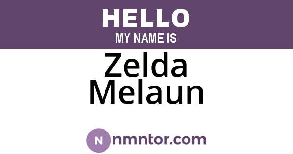 Zelda Melaun