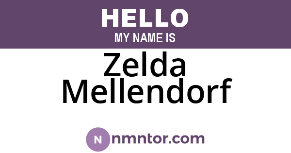 Zelda Mellendorf