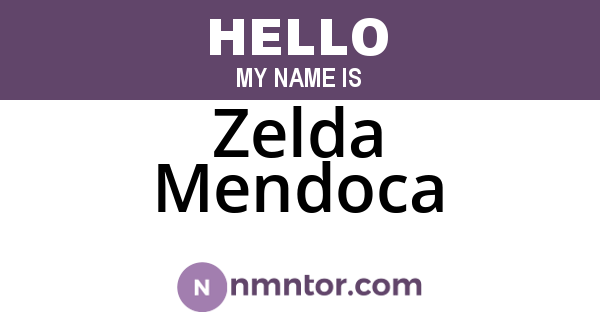 Zelda Mendoca