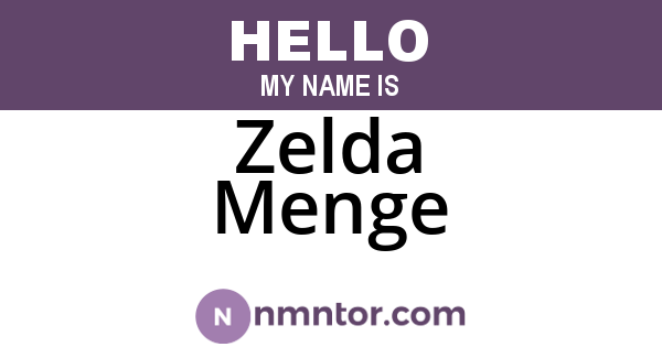 Zelda Menge