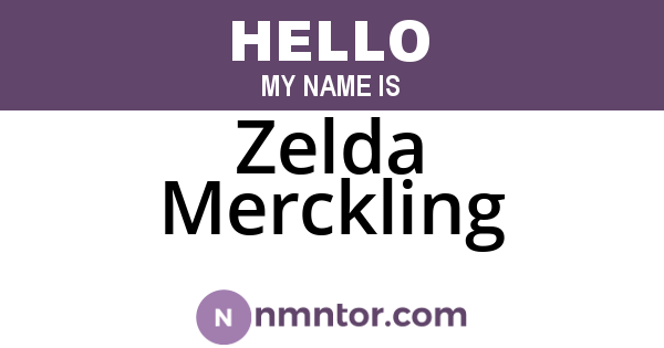 Zelda Merckling