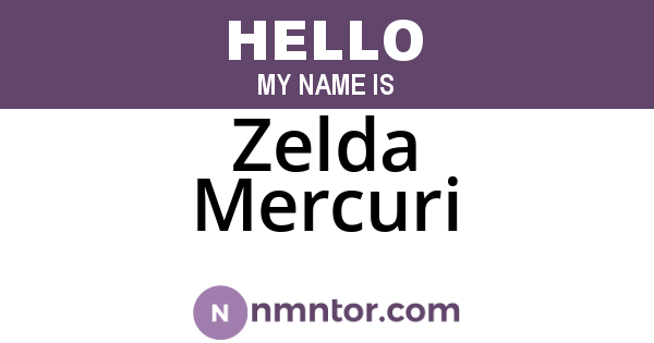 Zelda Mercuri