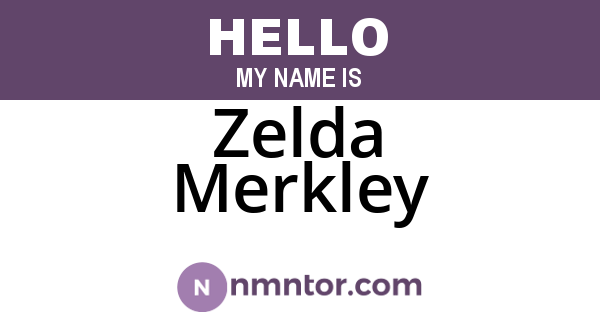 Zelda Merkley