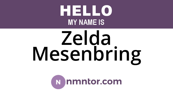 Zelda Mesenbring