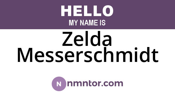Zelda Messerschmidt