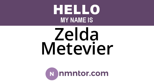 Zelda Metevier