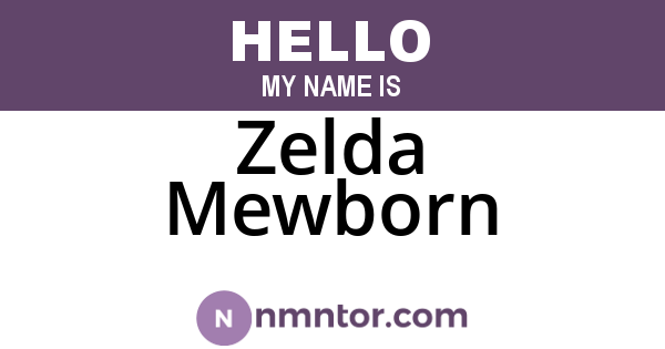 Zelda Mewborn