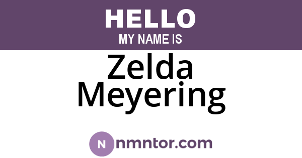 Zelda Meyering