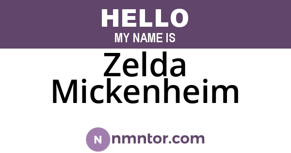 Zelda Mickenheim