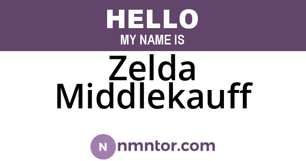 Zelda Middlekauff