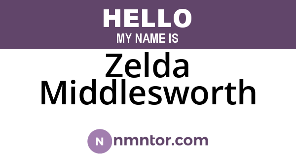 Zelda Middlesworth