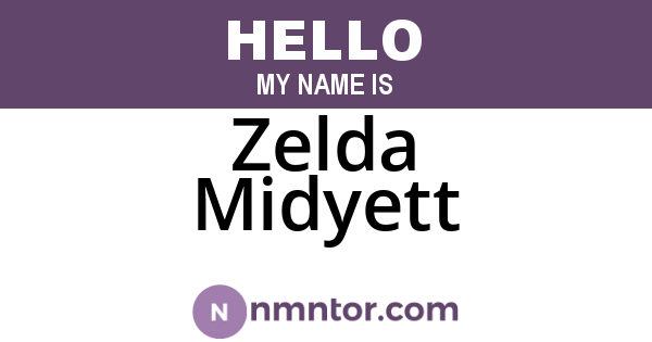 Zelda Midyett