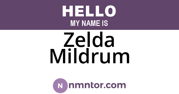 Zelda Mildrum