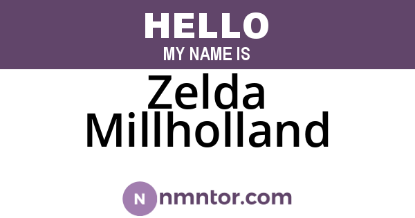 Zelda Millholland