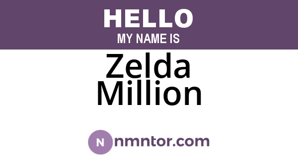 Zelda Million