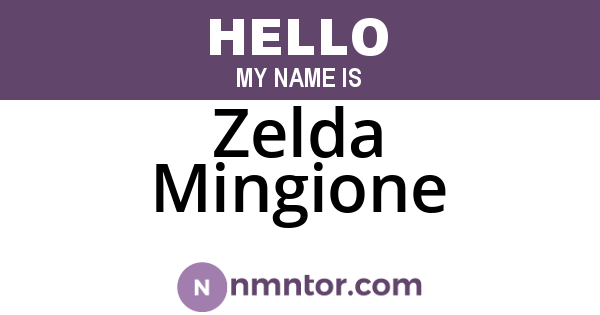 Zelda Mingione