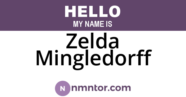Zelda Mingledorff