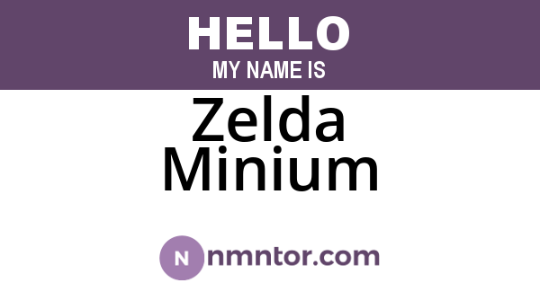 Zelda Minium
