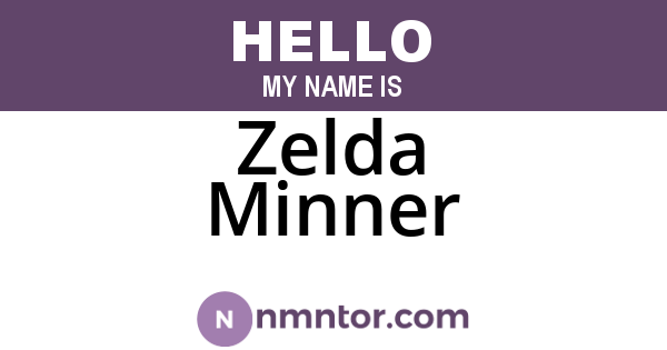 Zelda Minner