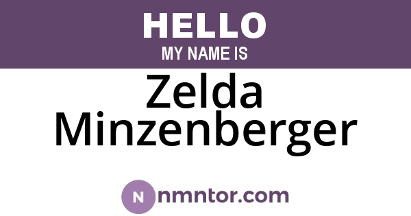 Zelda Minzenberger
