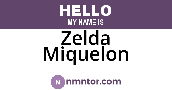 Zelda Miquelon