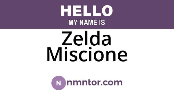 Zelda Miscione