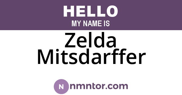 Zelda Mitsdarffer