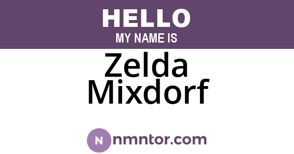 Zelda Mixdorf