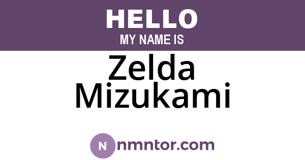 Zelda Mizukami
