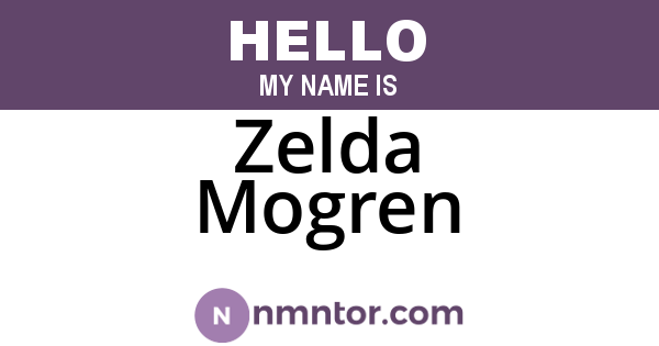 Zelda Mogren