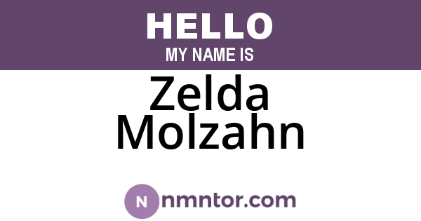 Zelda Molzahn