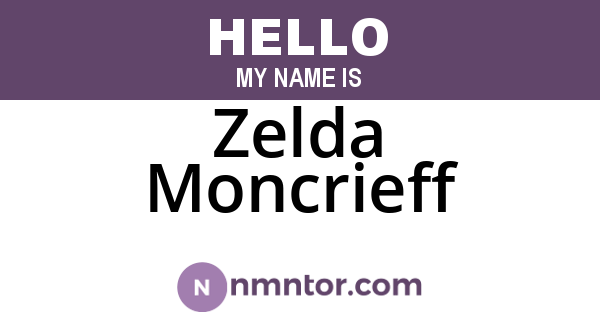 Zelda Moncrieff