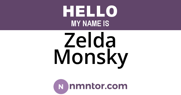 Zelda Monsky