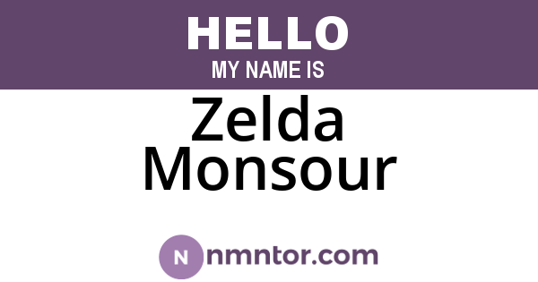 Zelda Monsour