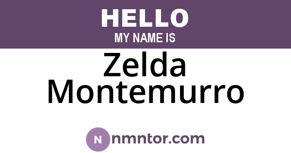 Zelda Montemurro