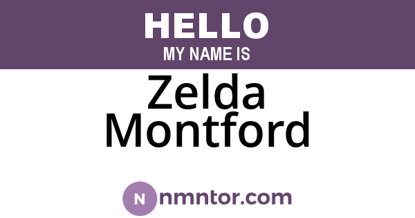 Zelda Montford